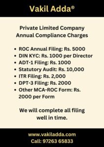 Pvt Ltd Company Annual Compliance Consultancy