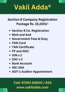 Section 8 Company Registration Consultant