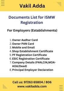 Document Checklist for Employers in ISMW Registration