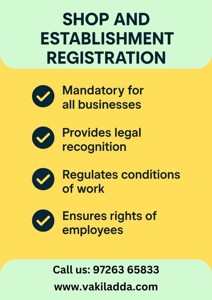 Shop Establishment Registration Consultant for Businesses